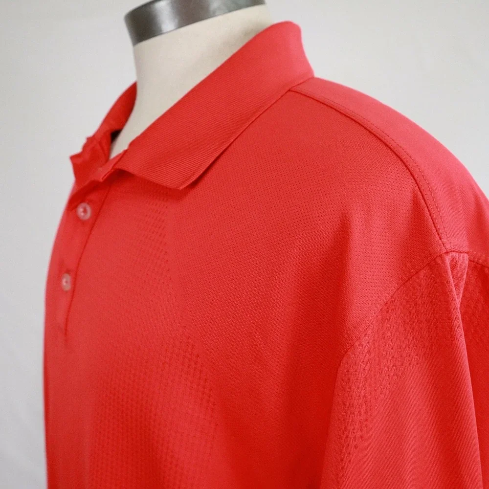 Nike Golf Polo Shirt Mens XL Dri-Fit Tour Performance Red Short‎ Sleeve